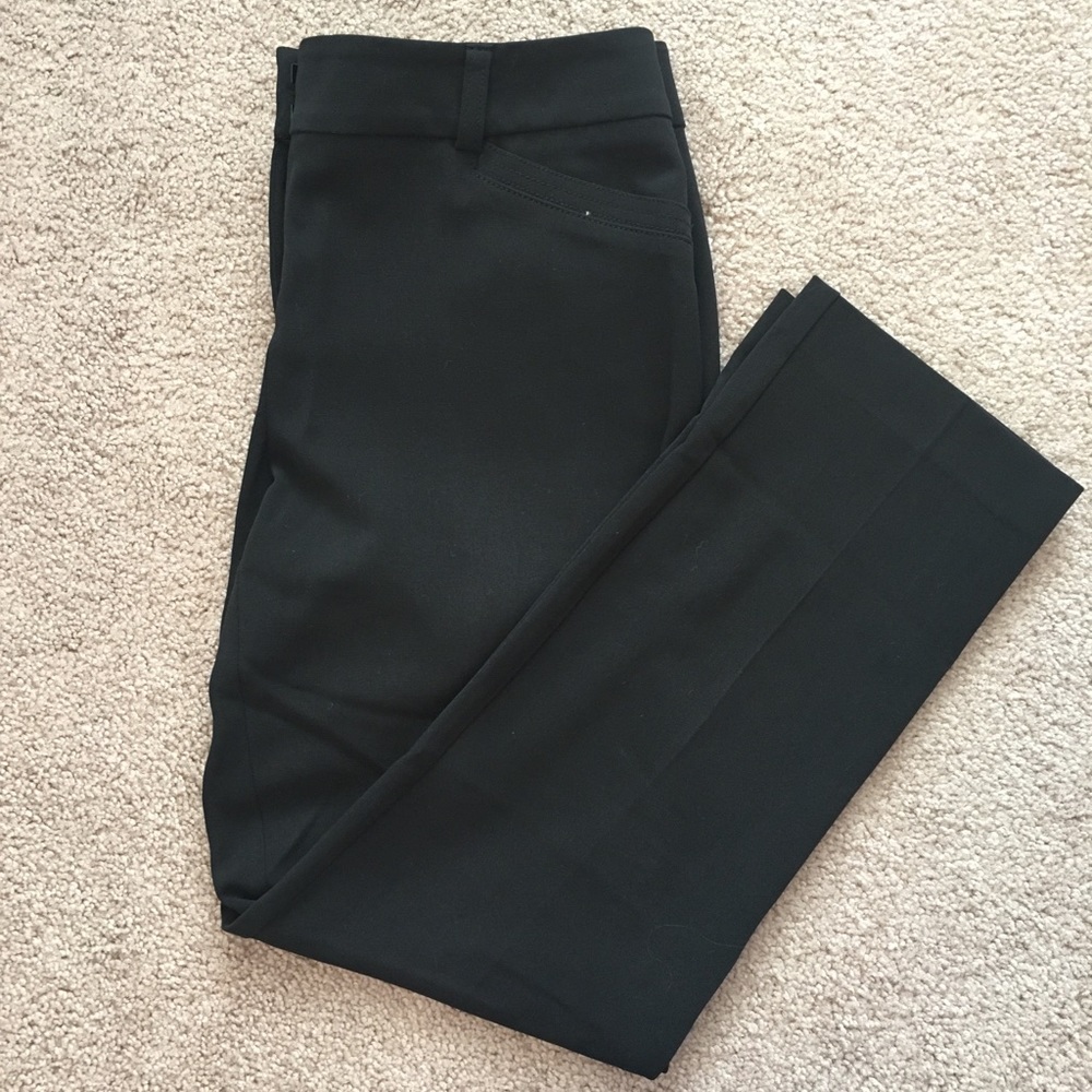 Black capri dress slacks